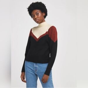 See You Soon Retro High Neck Sweater - Sz M/L